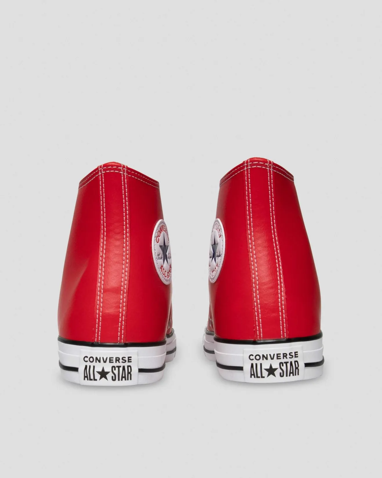 - Converse Chuck Taylor All Star Unisex Faux Leather High Top Red - (172698) - RL - R1L7