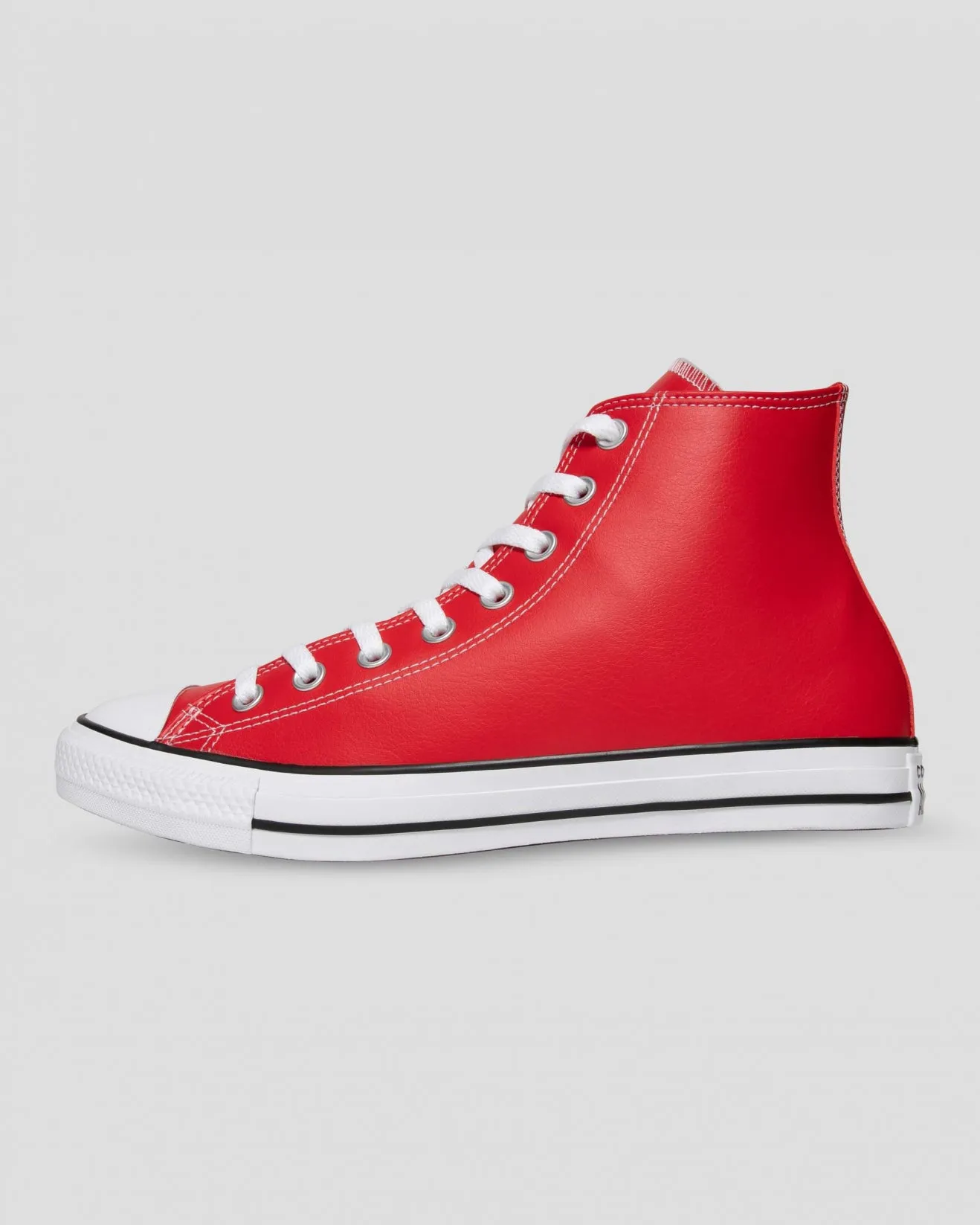 - Converse Chuck Taylor All Star Unisex Faux Leather High Top Red - (172698) - RL - R1L7