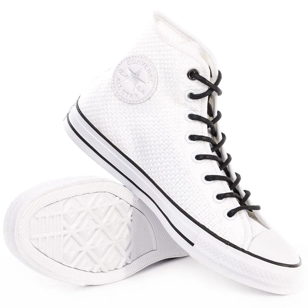 - Converse Chuck Taylor Amp Cloth Unisex Wht/Blk - (151024C) - CT - R1L5