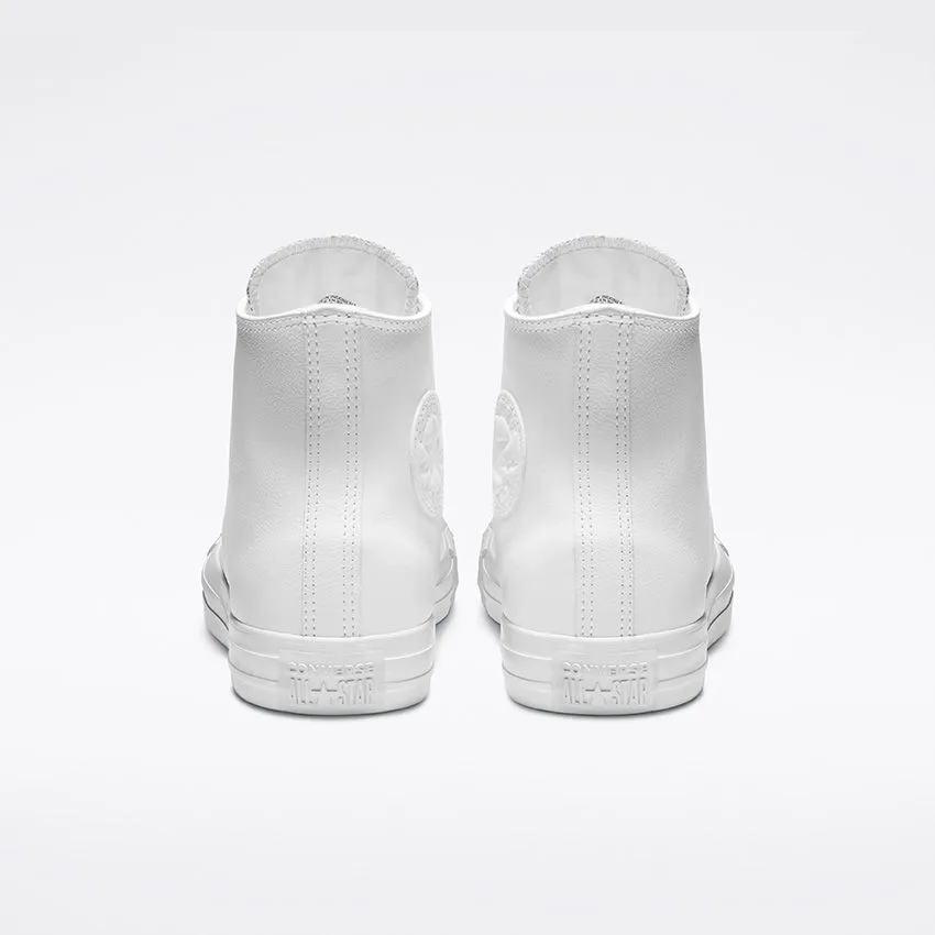 - Converse Unisex Mono White Leather Hi - (1T406) - LH - R1L7