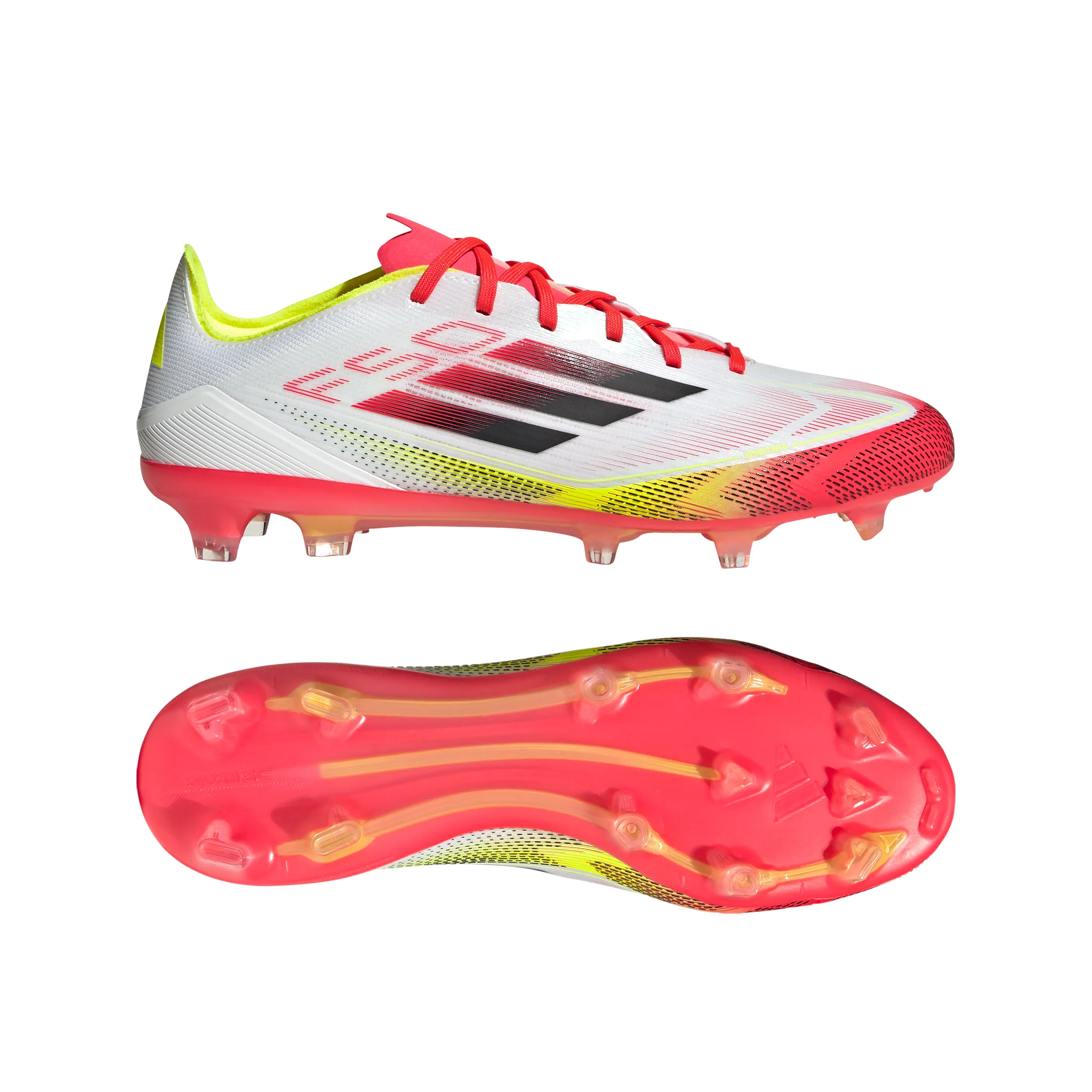 adidas F50 Pro FG Firm Ground - ftwr white/core black/solar yellow
