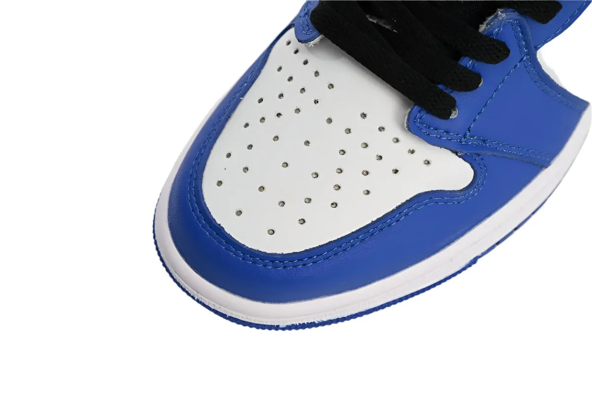 Air Jordan 1 High Blue and White Sneaker