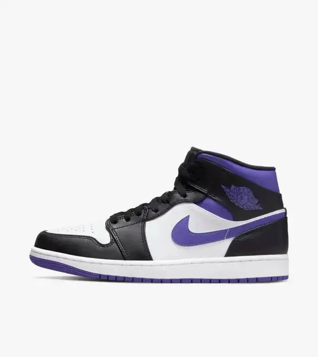 Air Jordan 1 Mid Metallic Court Purple Sale