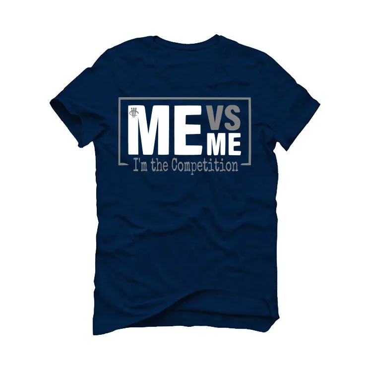 Air Jordan 5 “Georgetown” | illcurrency Navy Blue T-Shirt (Me vs Me)