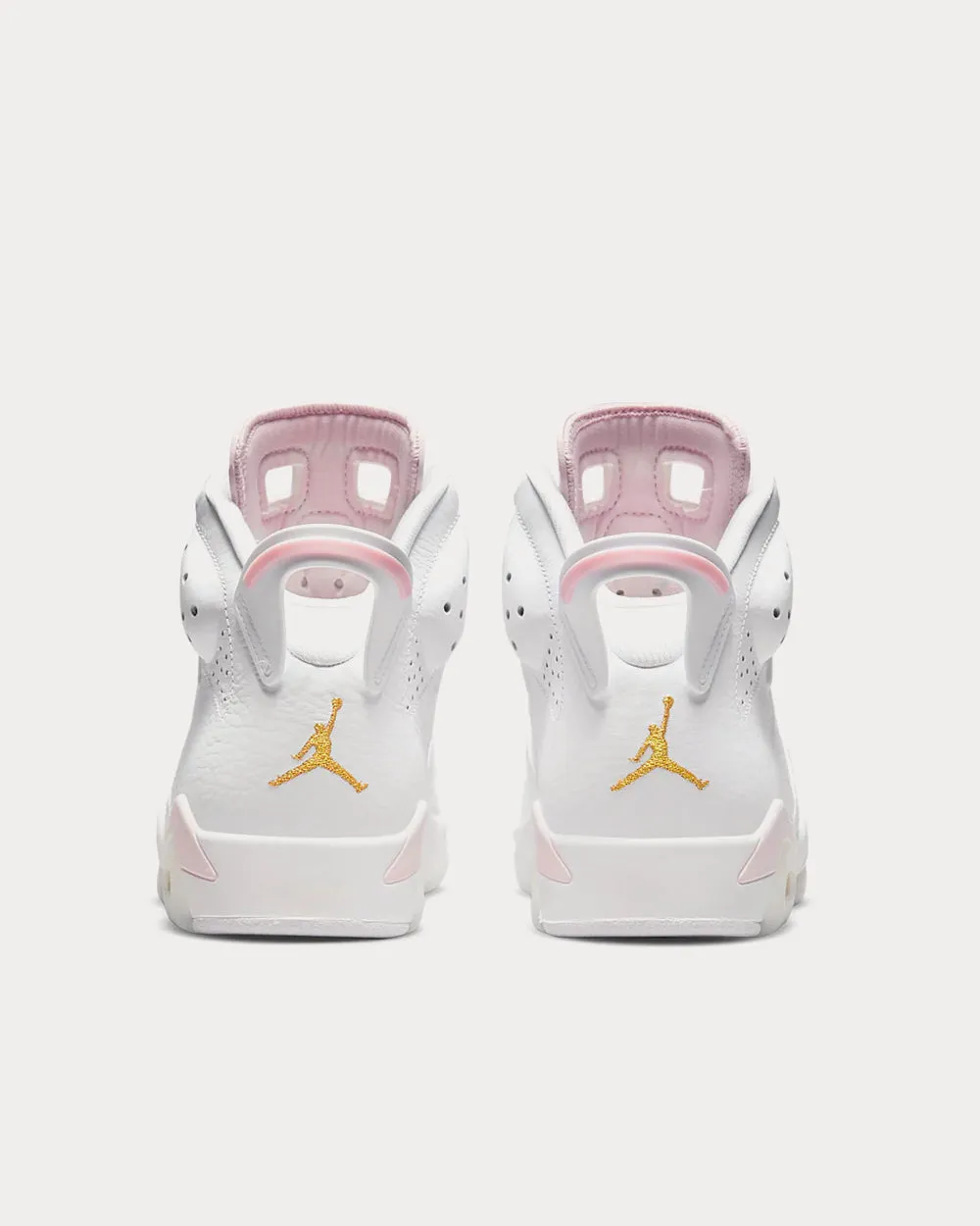 Air Jordan 6 Retro White / Gold / Sail High Top Sneakers