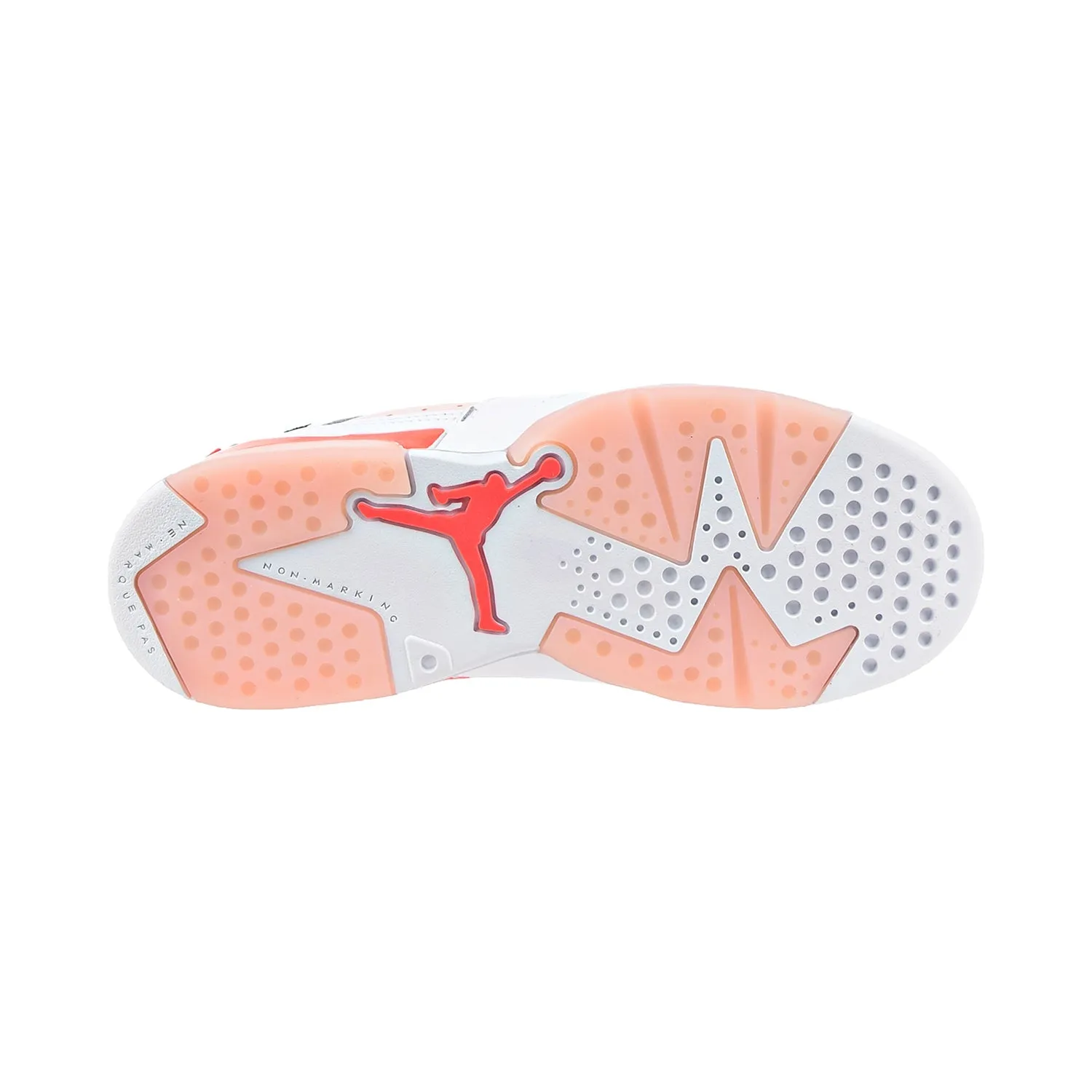 Air Jordan Retro 6 Low (PS) Little Kids' Shoes White-Atmosphere-Infrared 23-Black