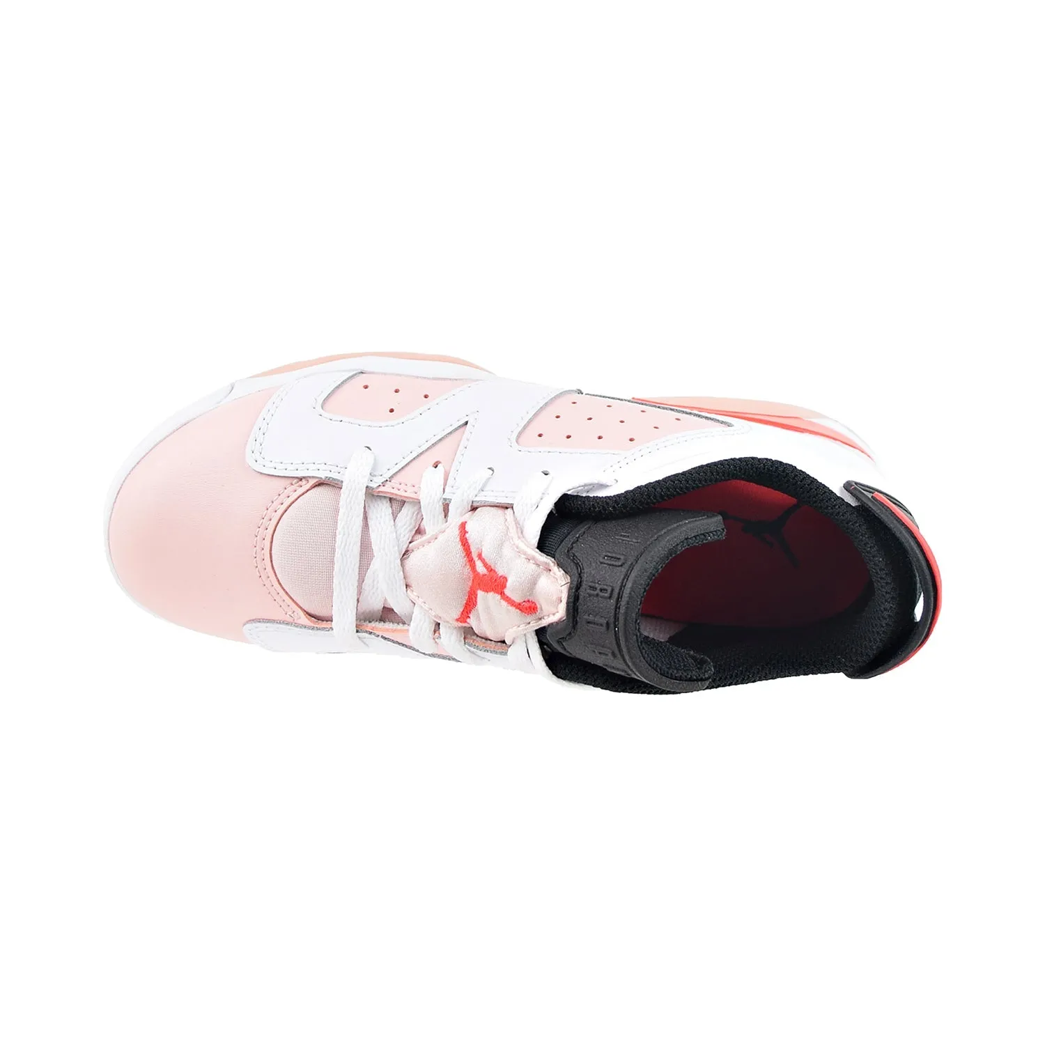 Air Jordan Retro 6 Low (PS) Little Kids' Shoes White-Atmosphere-Infrared 23-Black