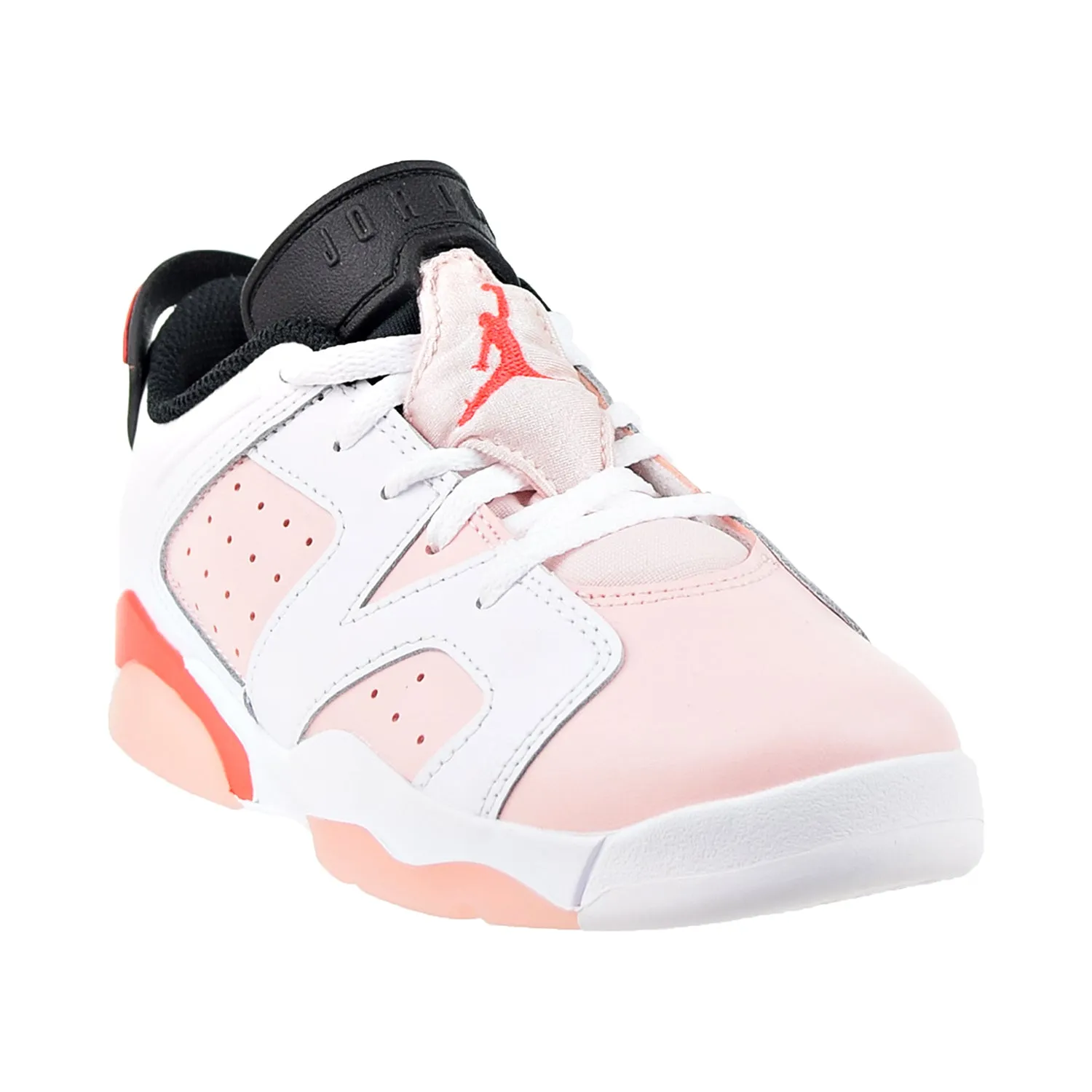 Air Jordan Retro 6 Low (PS) Little Kids' Shoes White-Atmosphere-Infrared 23-Black