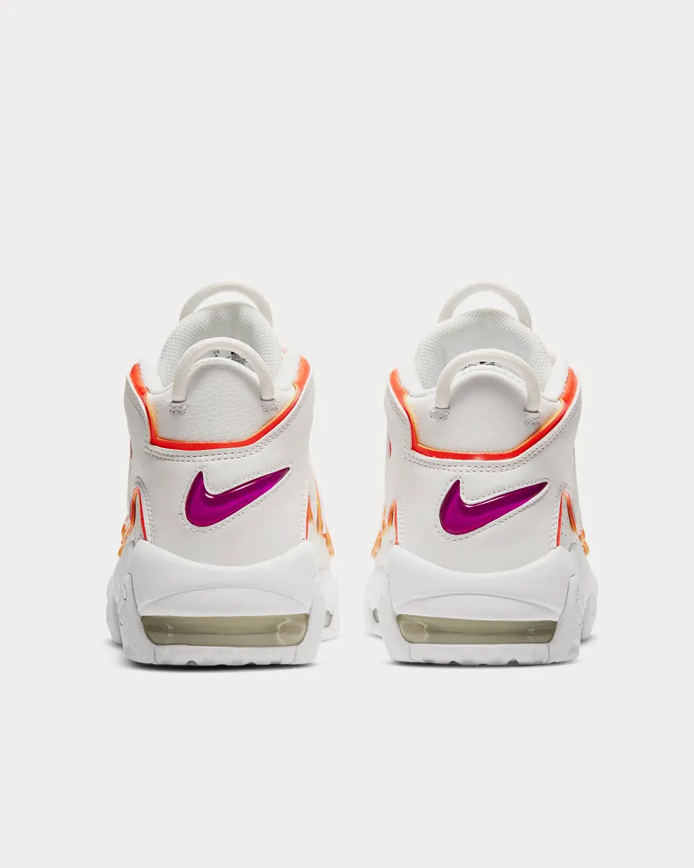 Air More Uptempo White High Top Sneakers