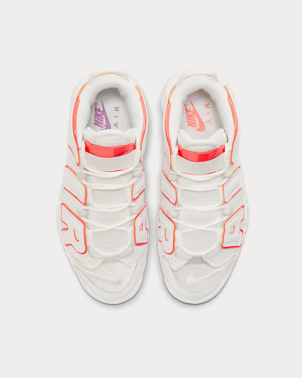 Air More Uptempo White High Top Sneakers