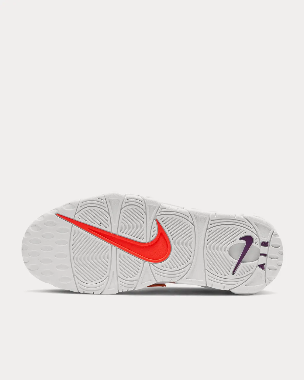 Air More Uptempo White High Top Sneakers