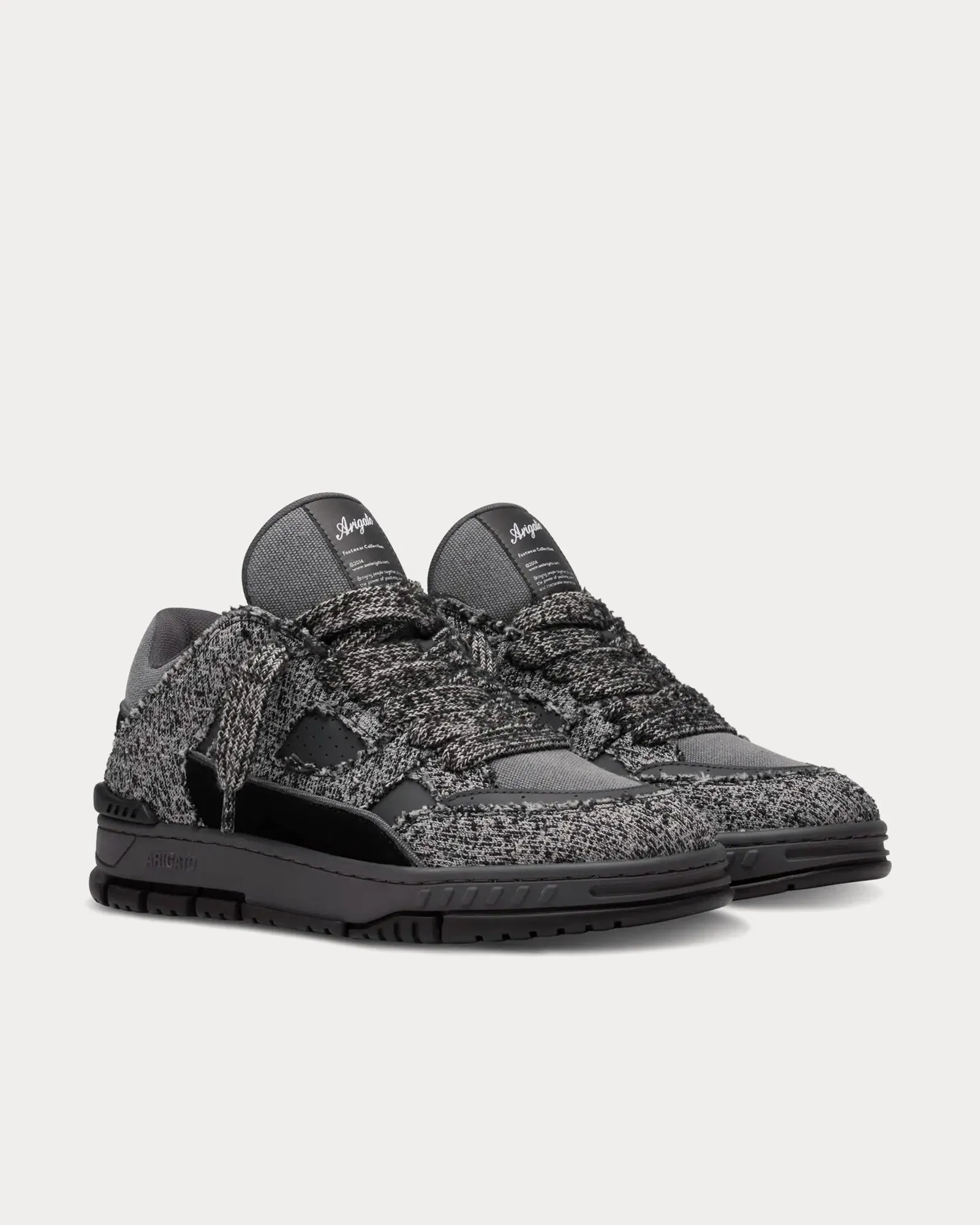Area Lo Woven Black / Off Black Low Top Sneakers