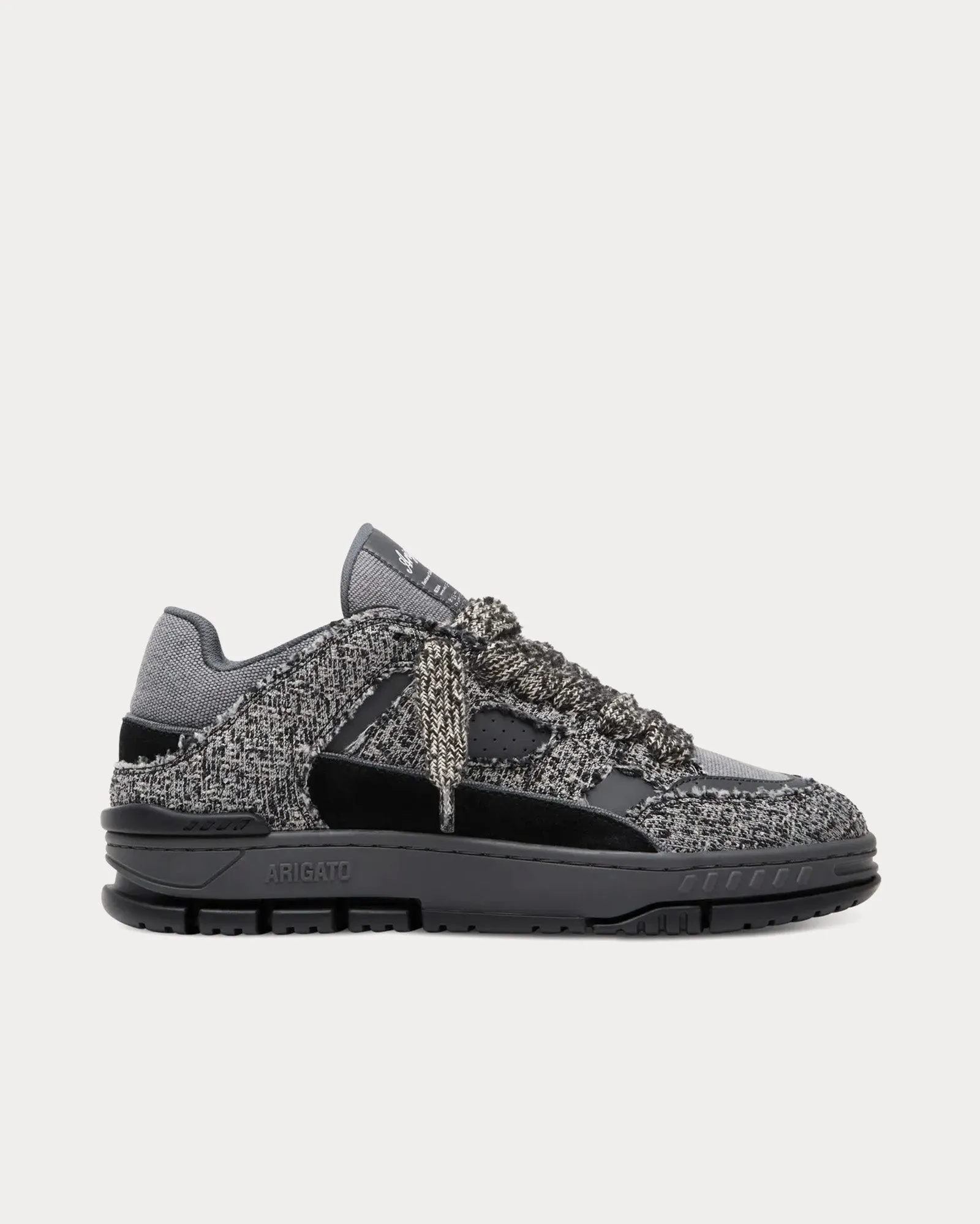 Area Lo Woven Black / Off Black Low Top Sneakers