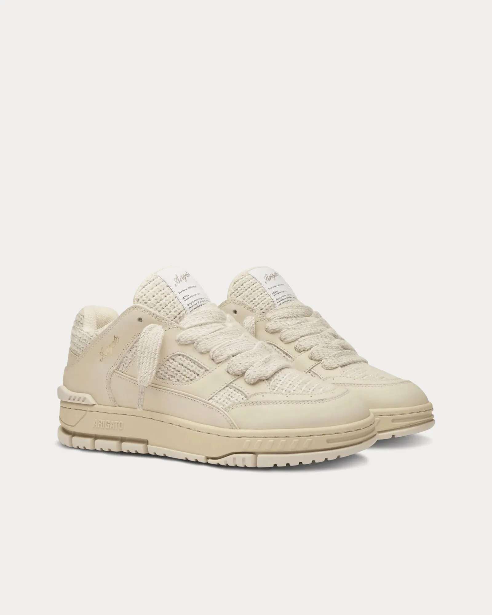 Area Lo Woven Off White / Beige Low Top Sneakers