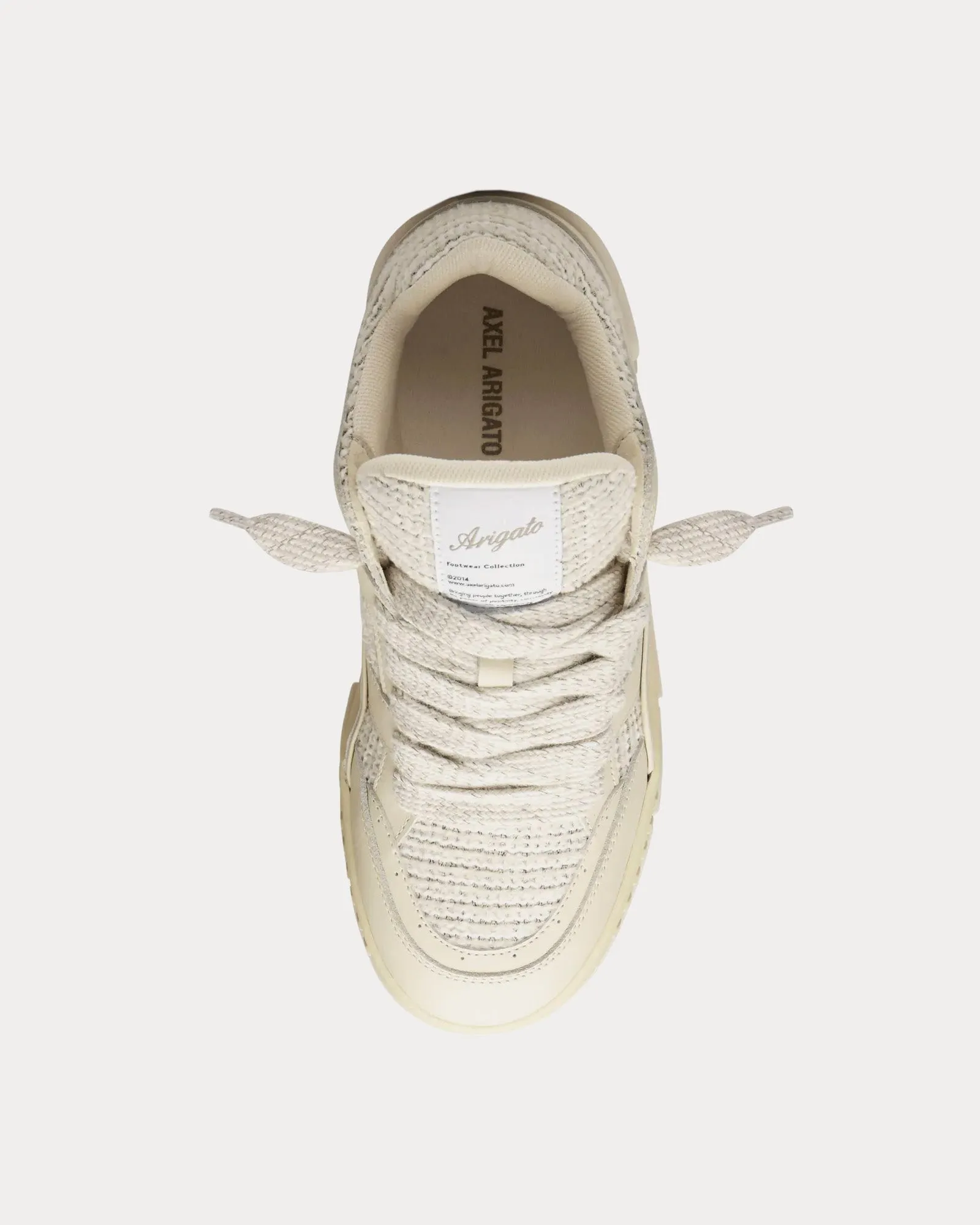 Area Lo Woven Off White / Beige Low Top Sneakers