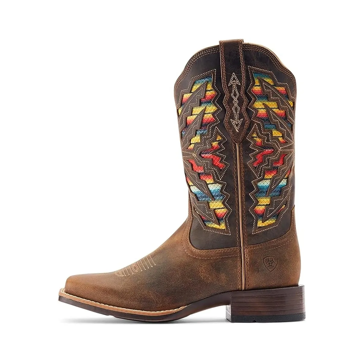 Ariat Women’s Cowgirl Boots 11" Laney Ventek Cooling Horseman Heel Wide Square Toe