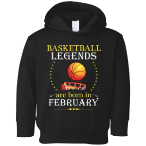 Basketball Legends Are Born In February Shirt Gear Apparel 2