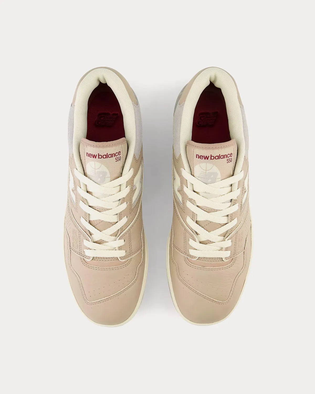 BB550 Driftwood with Turtledove & Concrete Low Top Sneakers