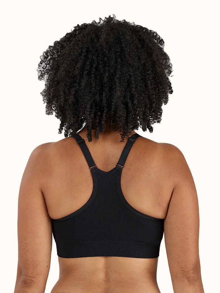 Camo Pattern Cami Sports Bra (2 Pack) - Black/White