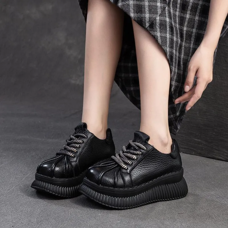 Casual Leather Versatile Shoes