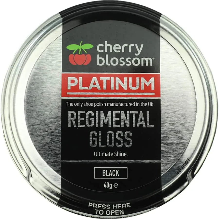 Cherry Blossom Shoe Polish Regular Gloss Black