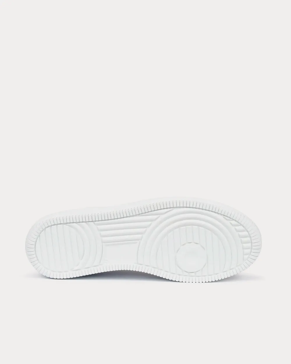 Clement Leather Tonal White Low Top Sneakers