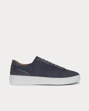 Clement Suede Contrast Grey Low Top Sneakers