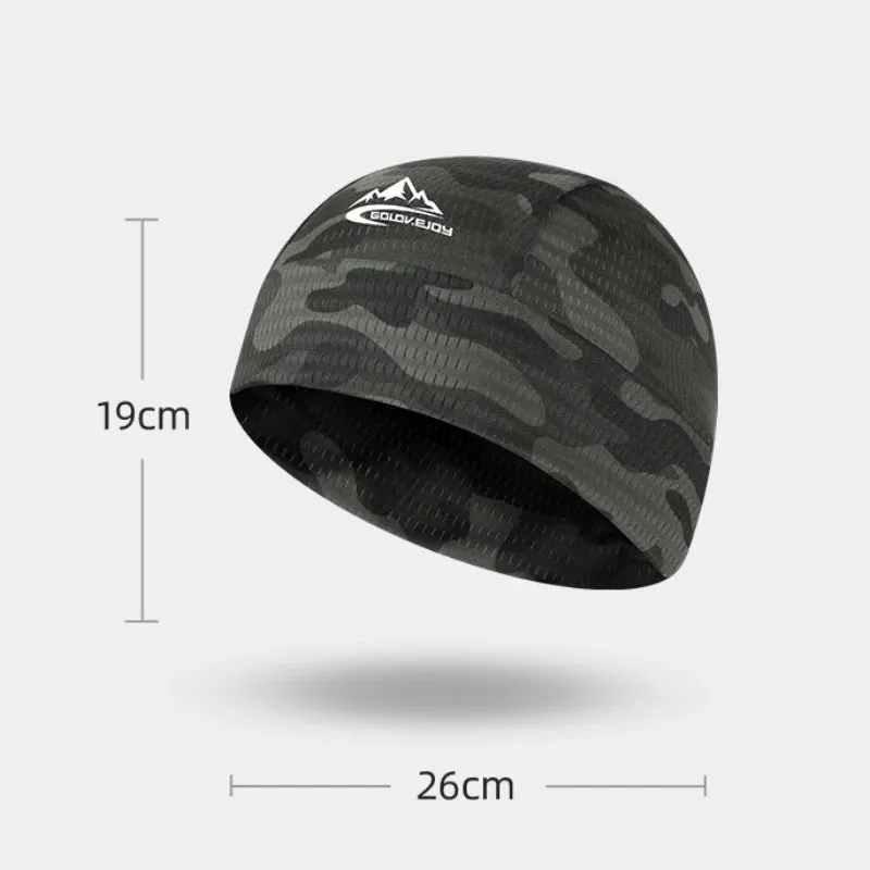 Cooling Skull Cap Helmet Lining Breathable Sweat Wicking Cycling Sports Running Hat Comfortable Outdoor Hiking Cap Quick Dry Cap