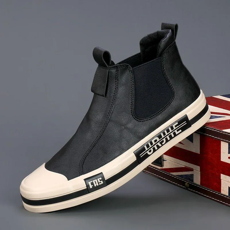 Cowhide versatile and comfortable casual men's shoes