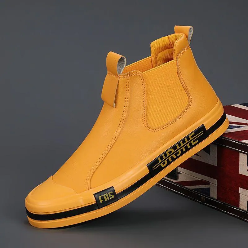 Cowhide versatile and comfortable casual men's shoes
