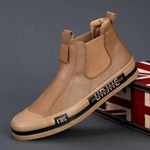 Cowhide versatile and comfortable casual men's shoes