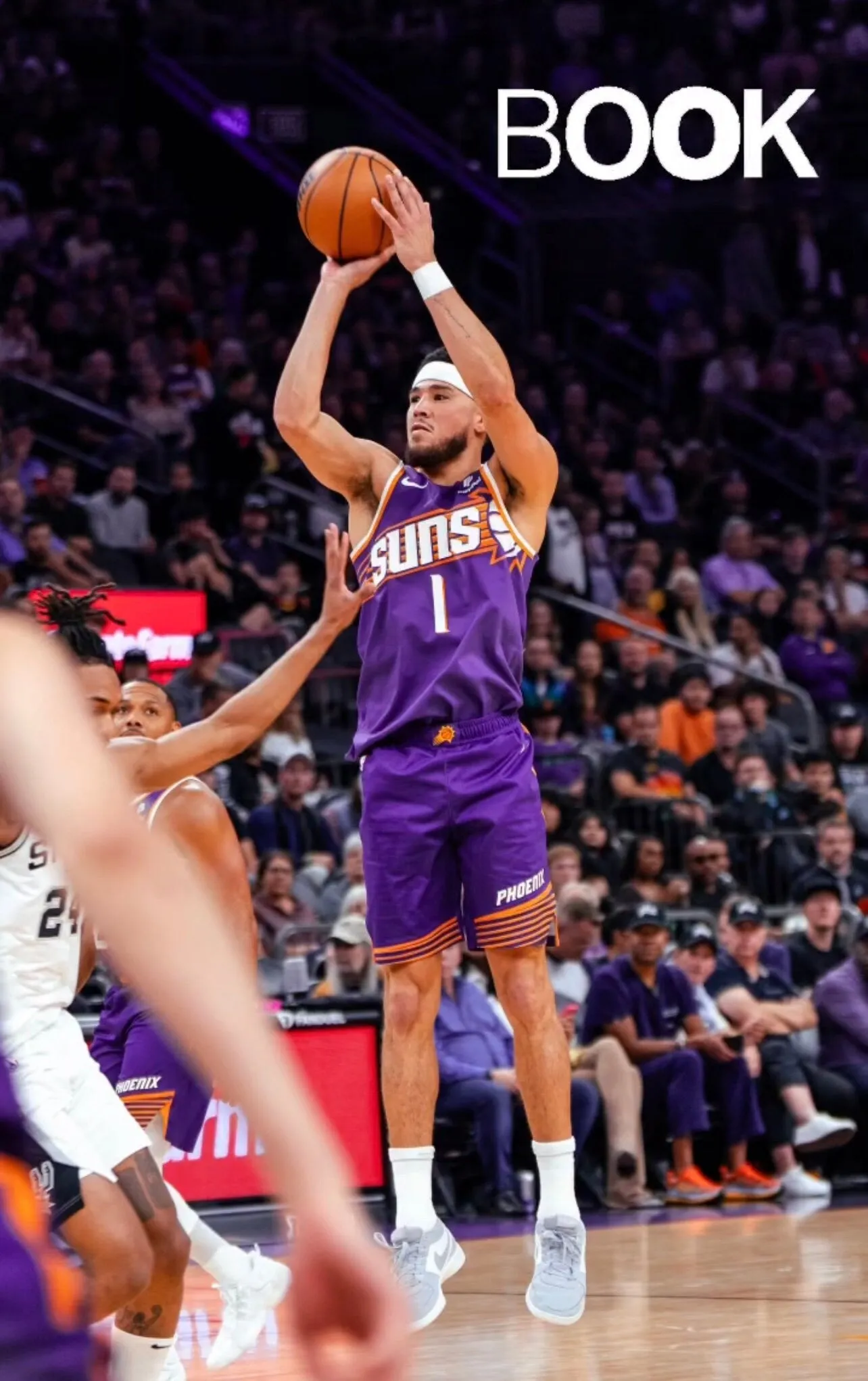 Customized Bling Devin Booker SUNS Basketball Jersey