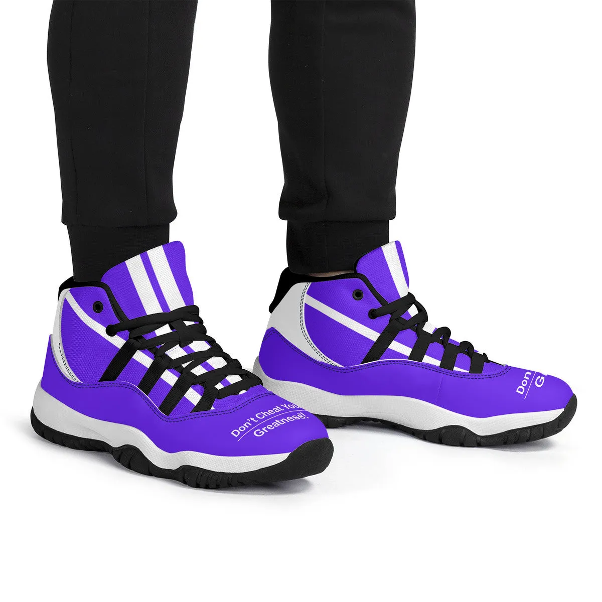 DCYG 100's  High Top Air Retro Sneakers - Black