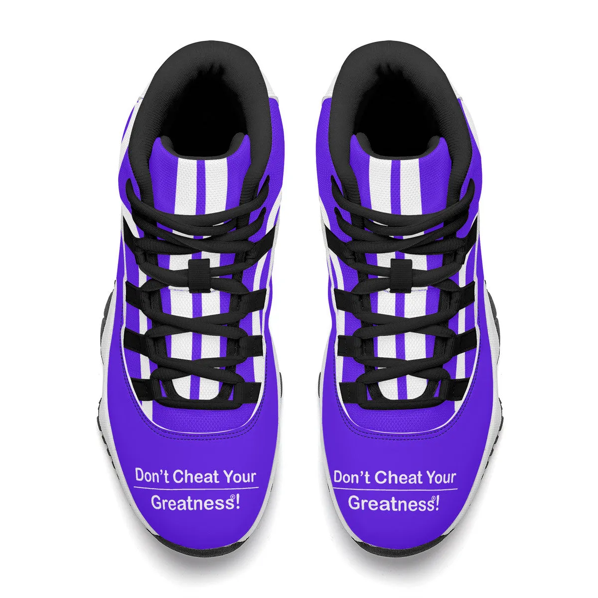 DCYG 100's  High Top Air Retro Sneakers - Black