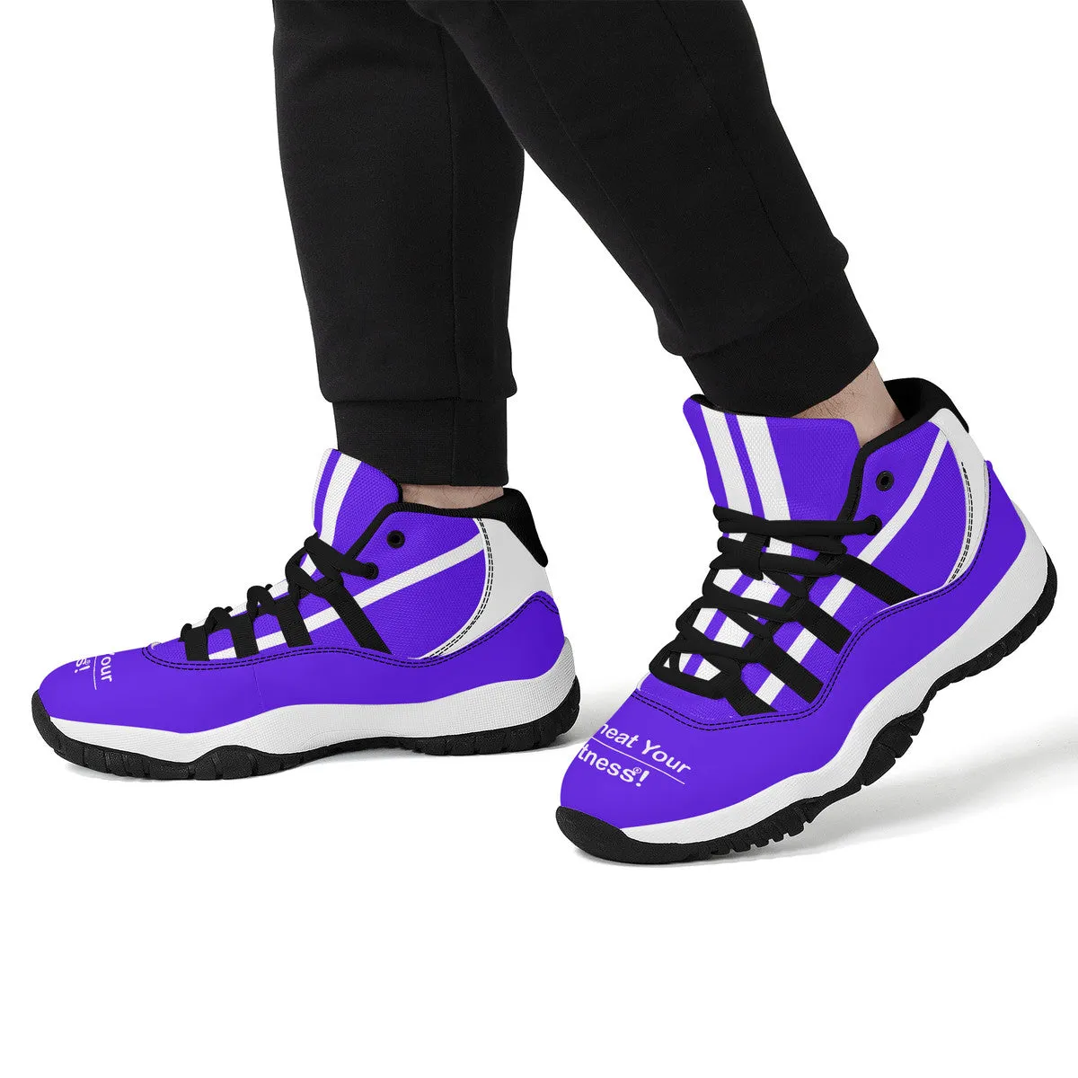 DCYG 100's  High Top Air Retro Sneakers - Black