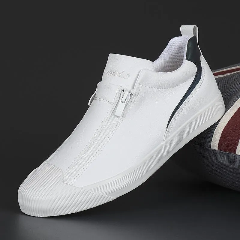 Double Zipper Casual Versatile Shoes