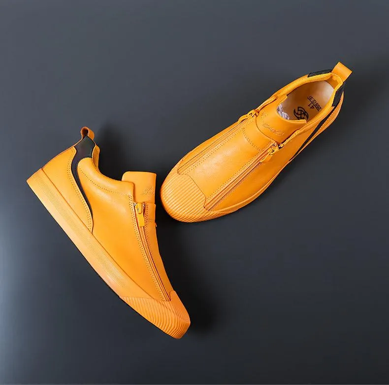 Double Zipper Casual Versatile Shoes