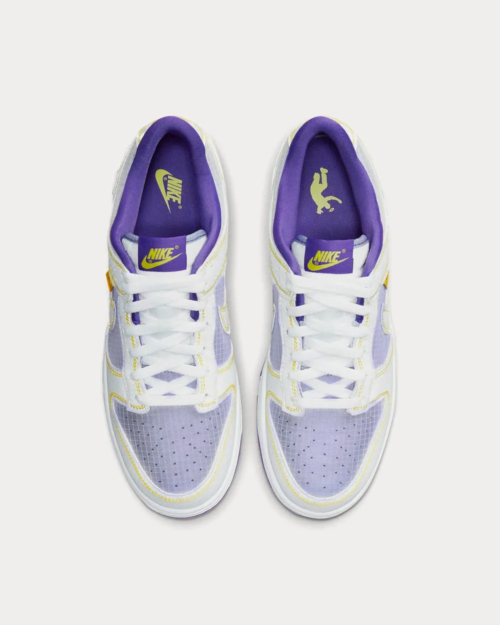 Dunk Low Court Purple / White / Opti Yellow Low Top Sneakers