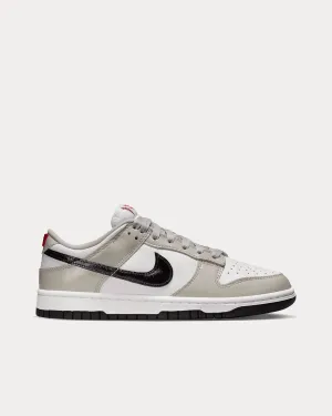 Dunk Low Essential Light Iron Ore / Black / White & Red Low Top Sneakers