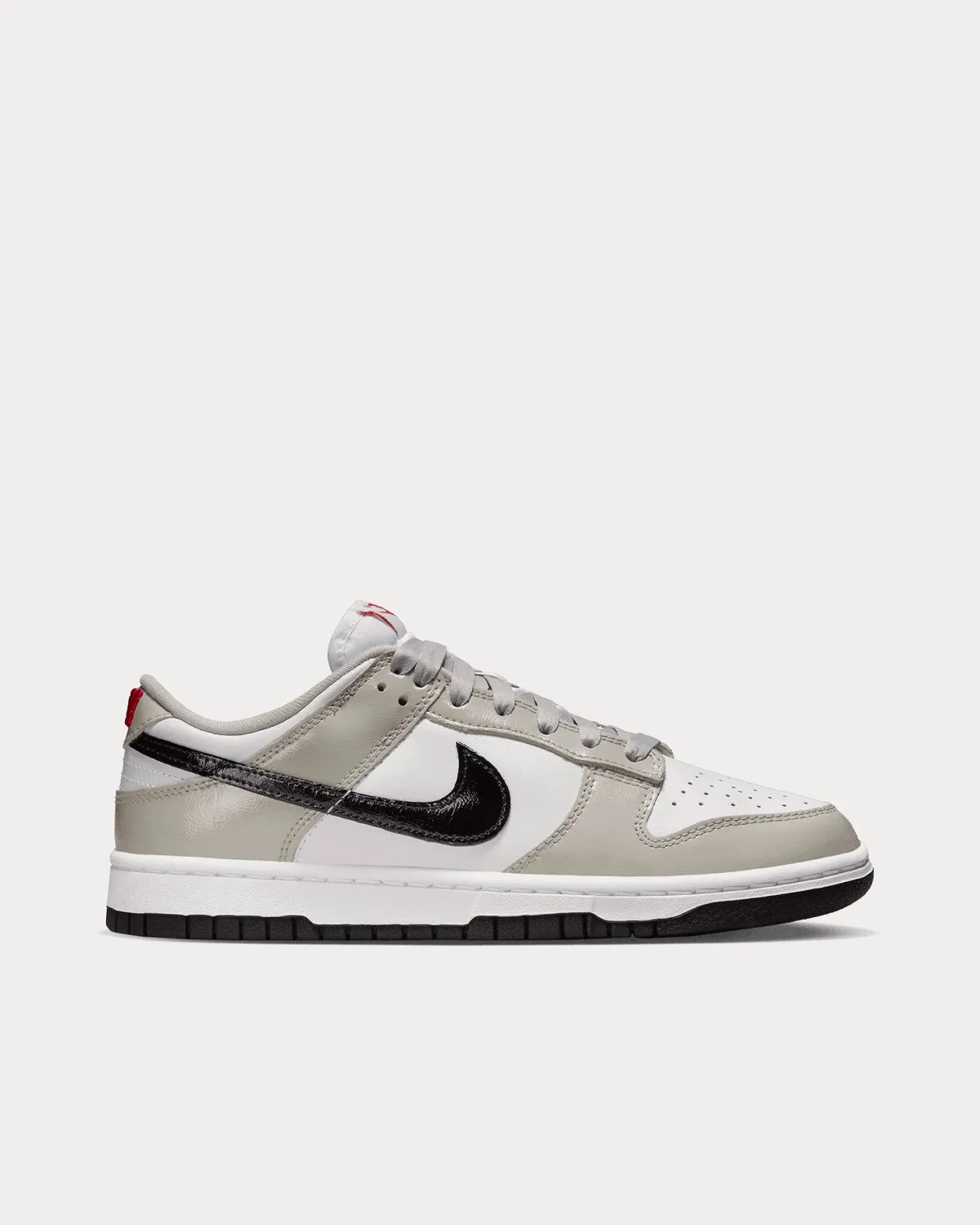 Dunk Low Essential Light Iron Ore / Black / White & Red Low Top Sneakers