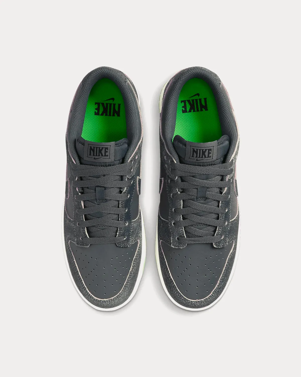 Dunk Low Retro PRM Iron Grey / Phantom / Scream Green / Ghost Green Low Top Sneakers