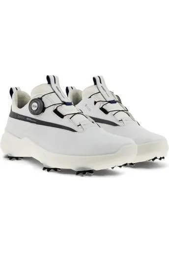 Ecco mens golf shoes 152304-51227 in white/black