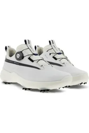 Ecco mens golf shoes 152304-51227 in white/black