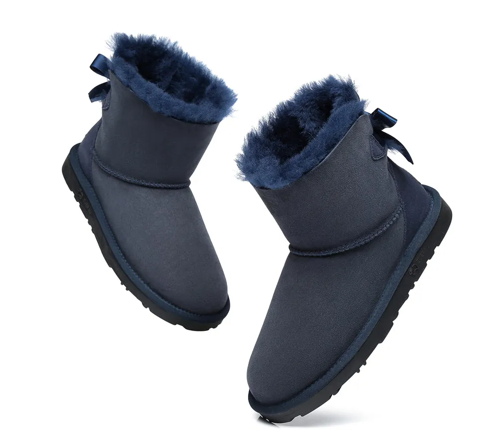 EVERAU® Women Mini Back Single Bow Boots