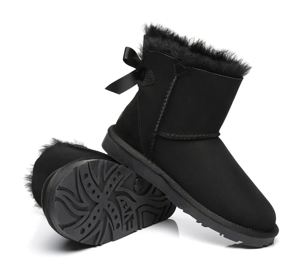 EVERAU® Women Mini Back Single Bow Boots