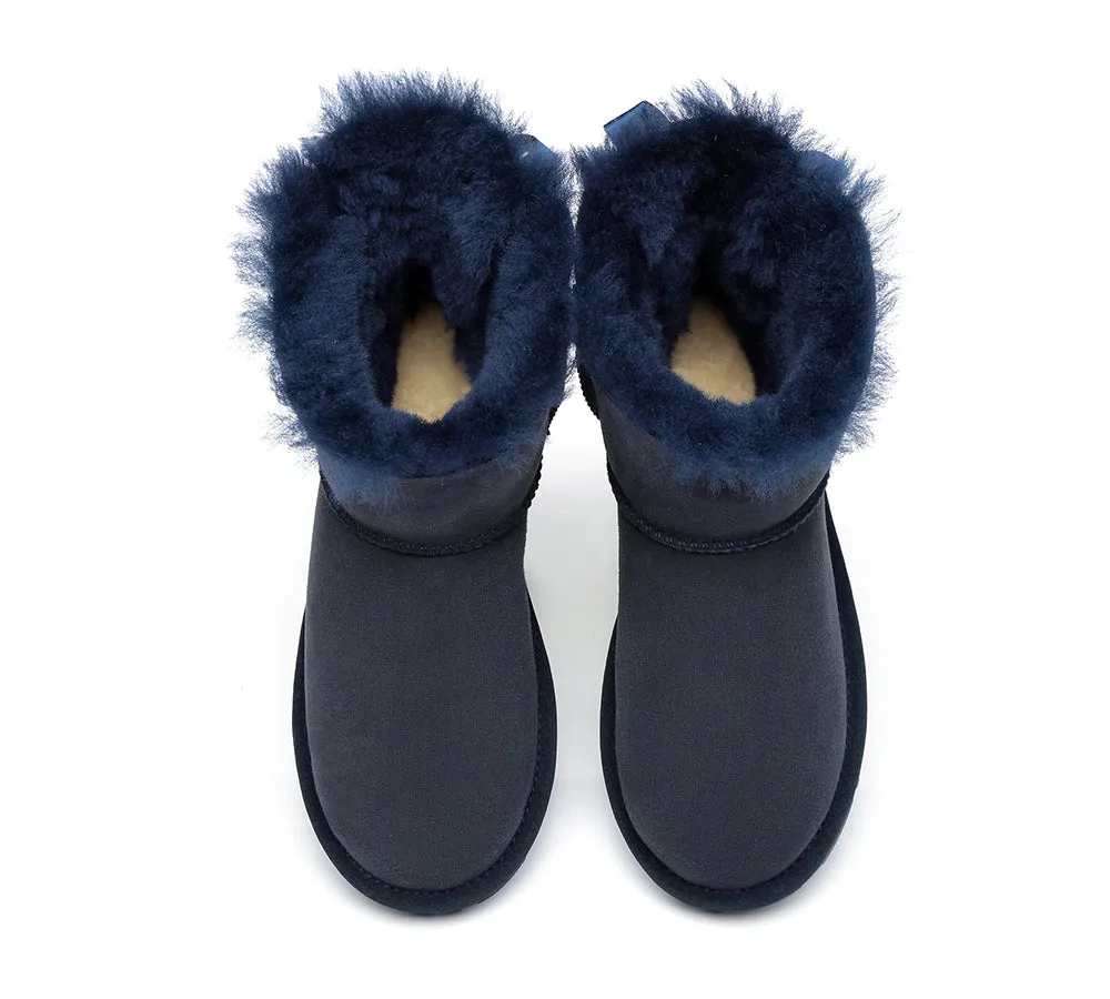 EVERAU® Women Mini Back Single Bow Boots