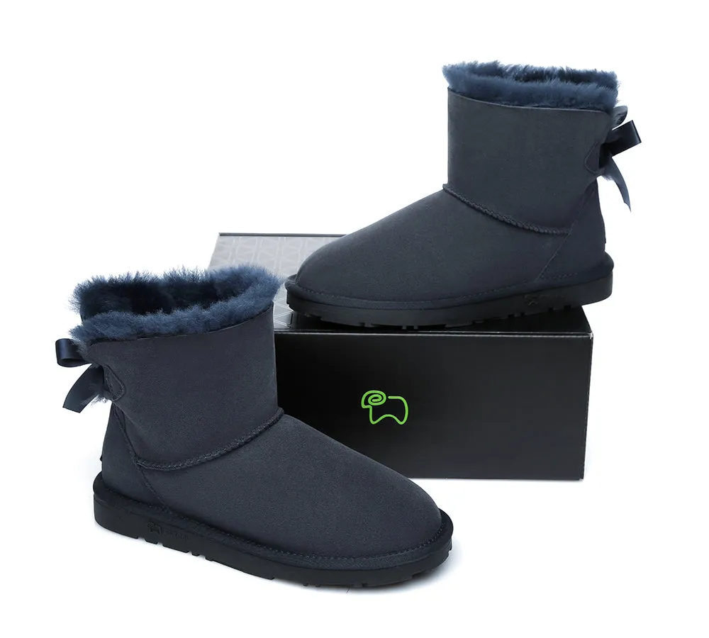 EVERAU® Women Mini Back Single Bow Boots