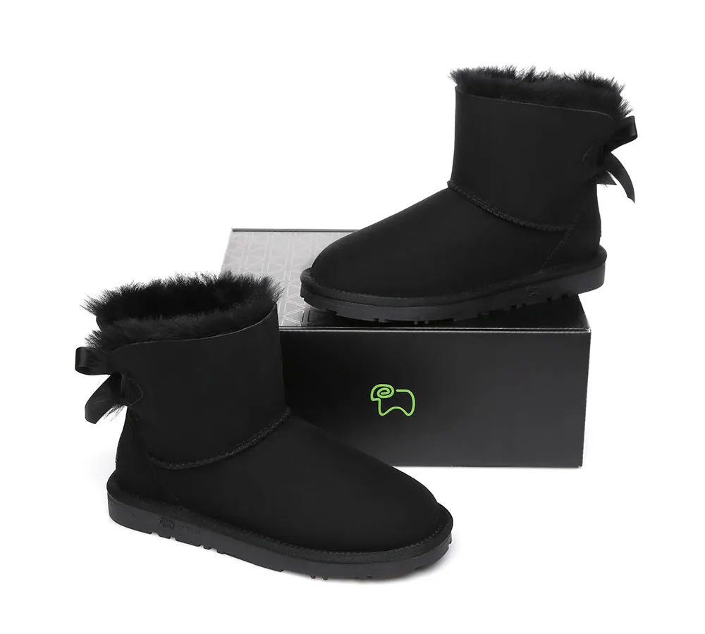 EVERAU® Women Mini Back Single Bow Boots
