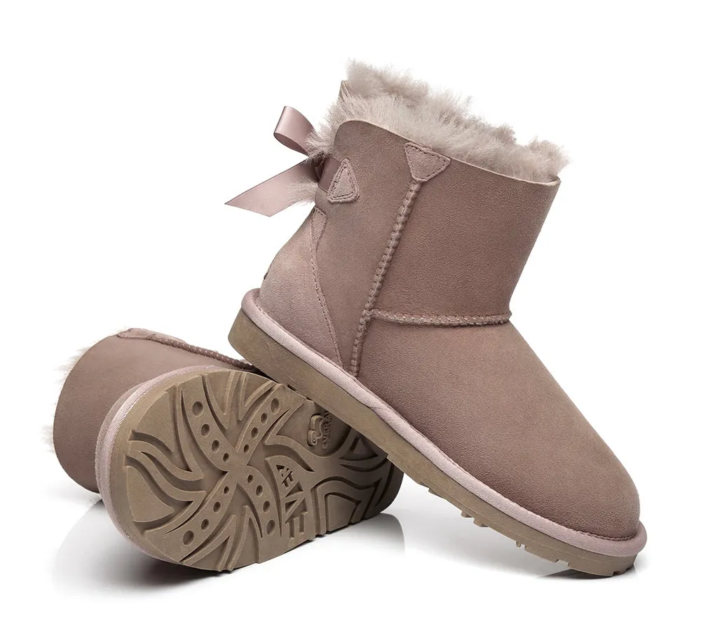 EVERAU® Women Mini Back Single Bow Boots