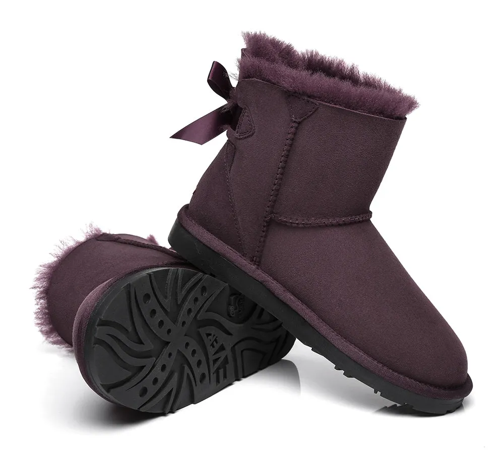 EVERAU® Women Mini Back Single Bow Boots